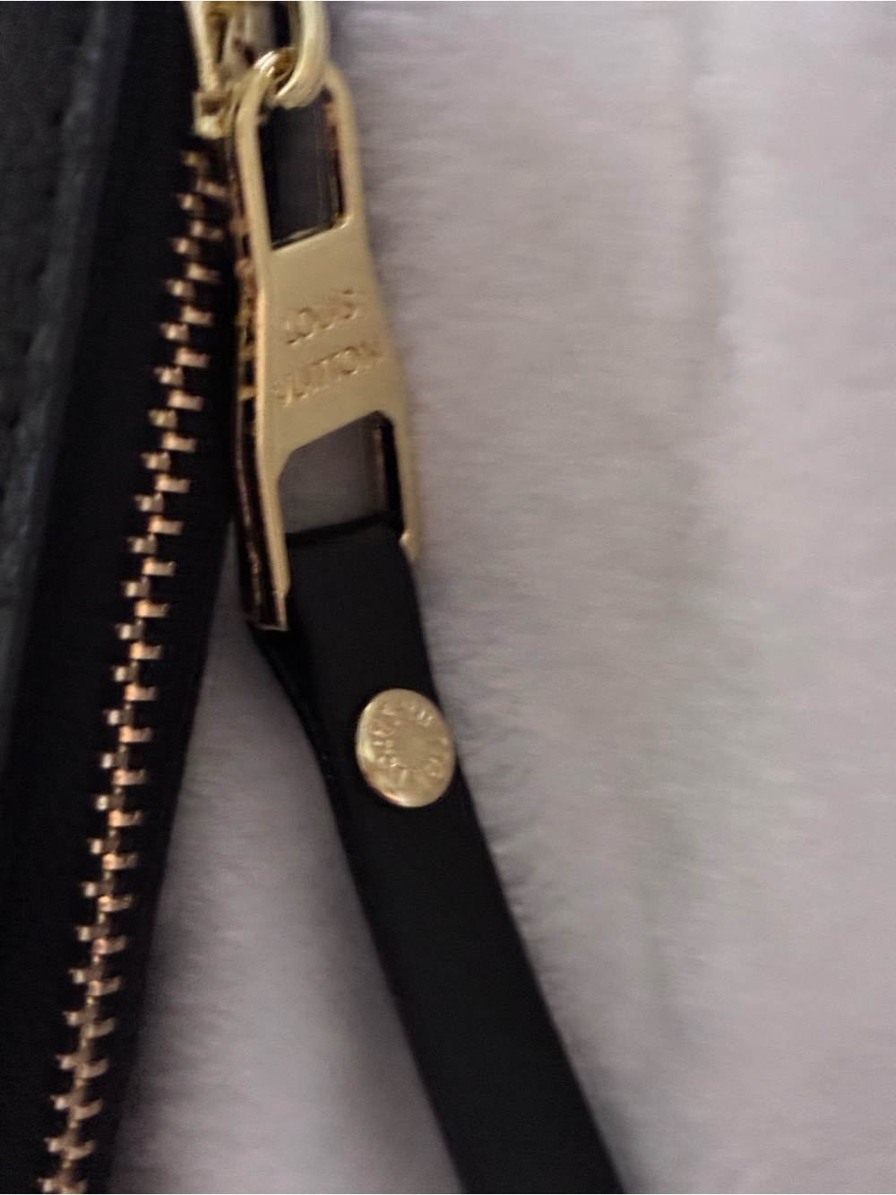 Black LV  monogram embossed Wallet - Picture 10 of 10